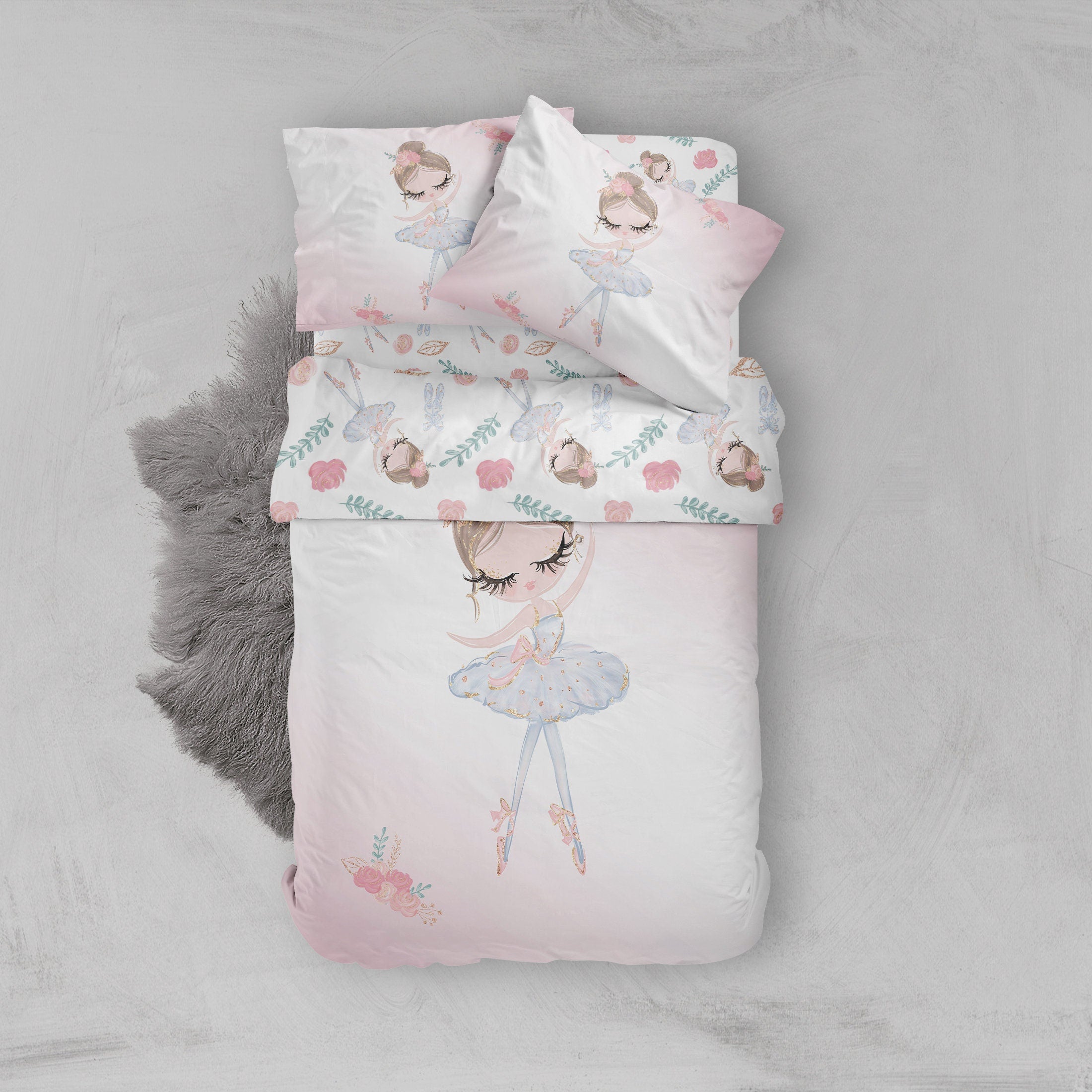 Ballerina comforter best sale